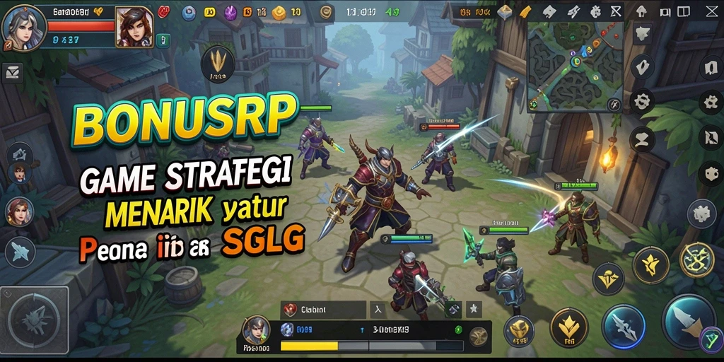 Tampilan permainan <strong>BONUSRP</strong> menunjukkan pertempuran strategis yang mendebarkan.