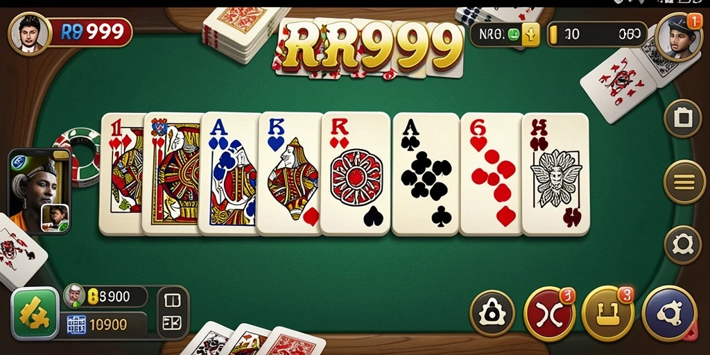 Screenshot gameplay RR999 yang menampilkan suasana seru permainan Domino.