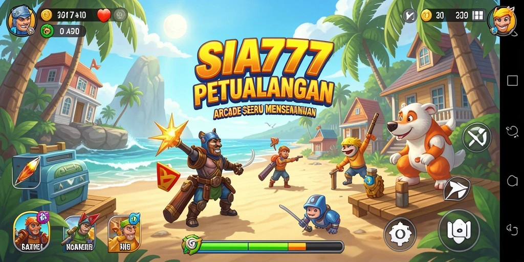 Tampilan seru gameplay SIA777 dalam aksi arcade yang cepat dan dinamis.