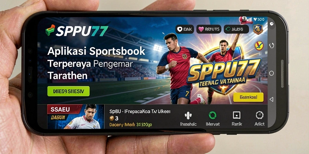 Tampilan menarik SPBU77 dengan berbagai pilihan taruhan olahraga.
