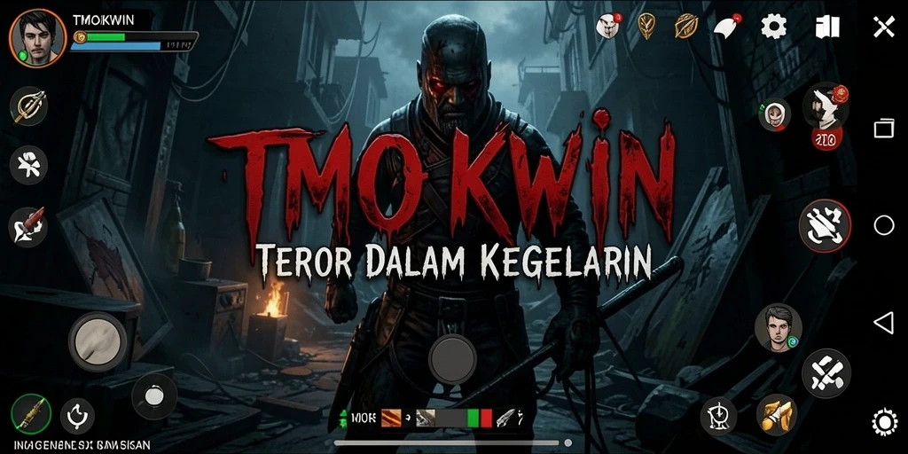 Gameplay mencekam di TMOKWIN dengan suasana horor yang intens.
