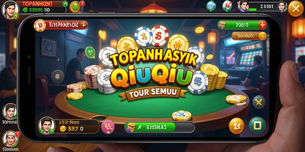 Tampilan gameplay QiuQiu yang seru dan menegangkan.